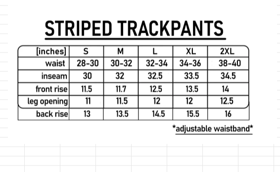 Striped Trackpants (Realtree Camo)
