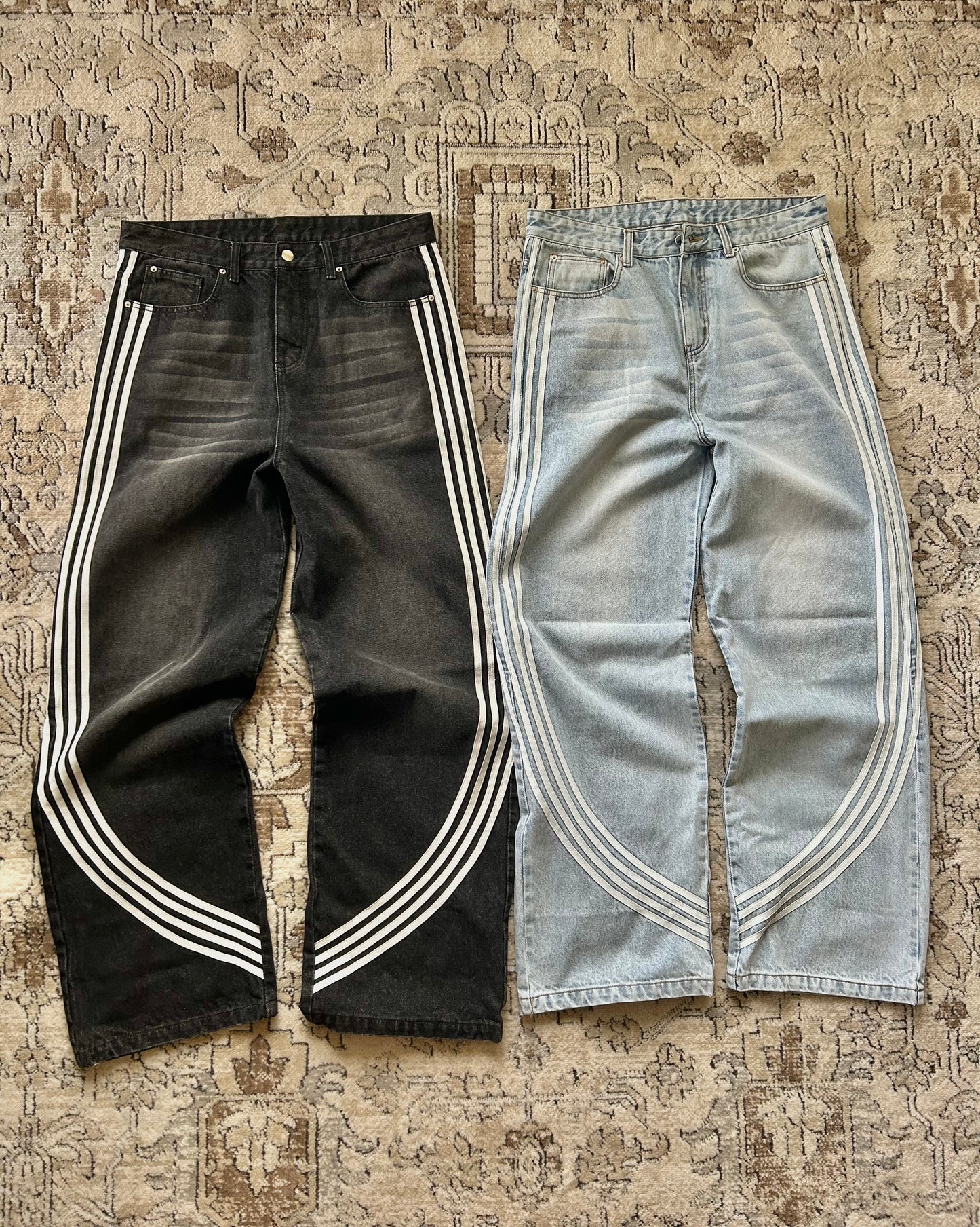 Baggy Arc Jeans (Washed Blue)