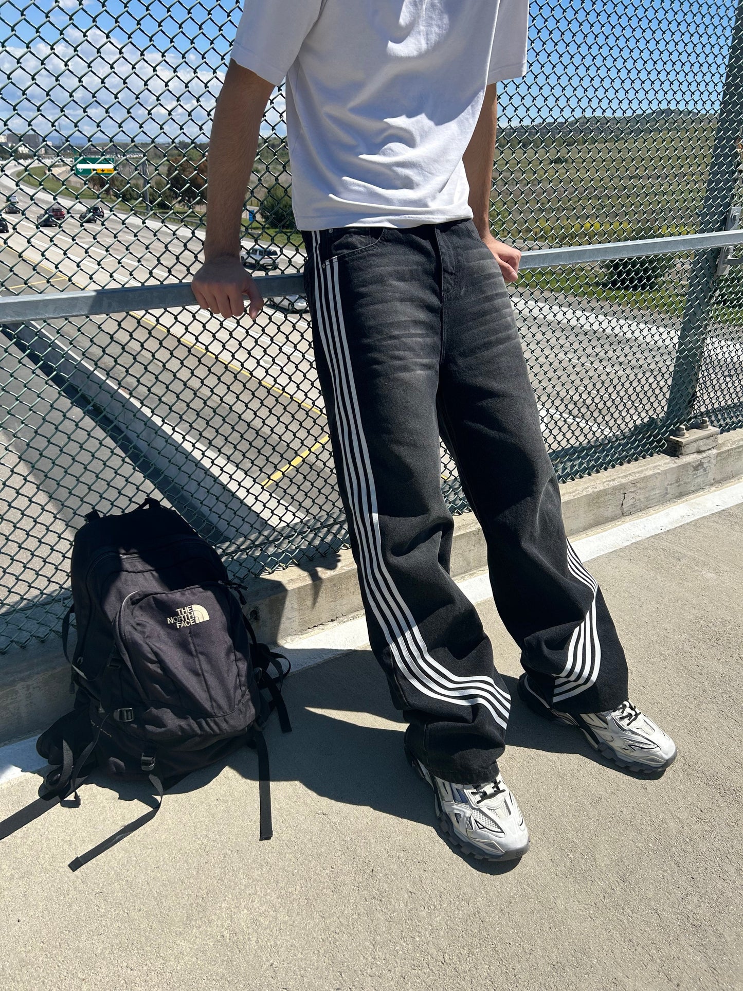 Baggy Arc Jeans (Washed Charcoal)