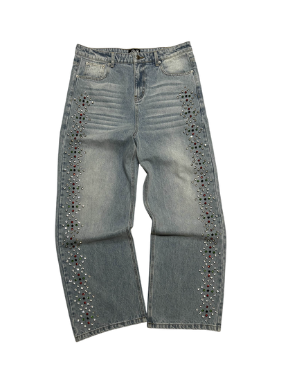 Crystal Gem Jeans (Washed Blue)