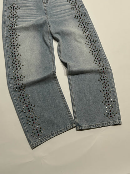 Crystal Gem Jeans (Washed Blue)