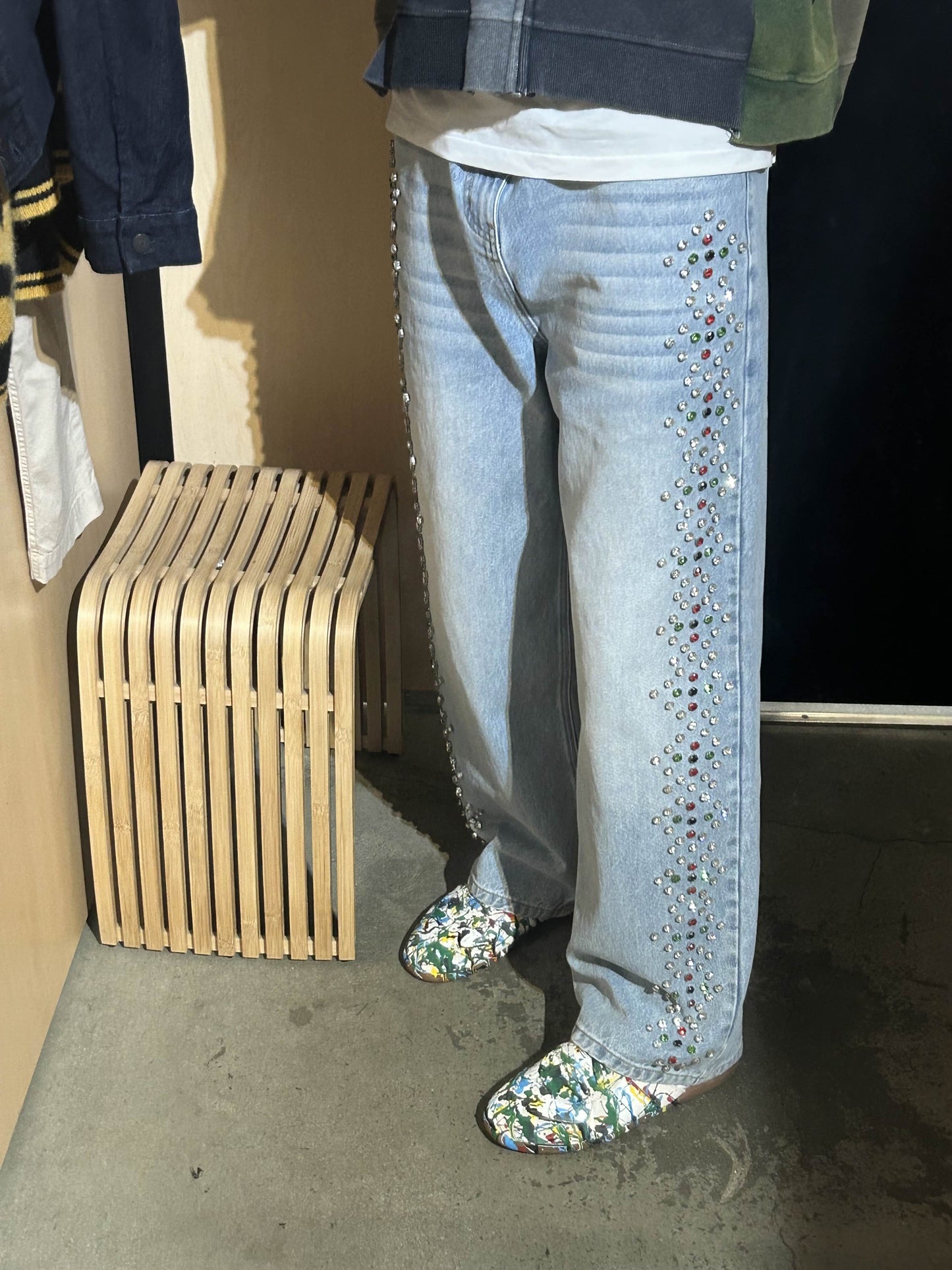 Crystal Gem Jeans (Washed Blue)